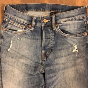 H&M skinny button fly jeans